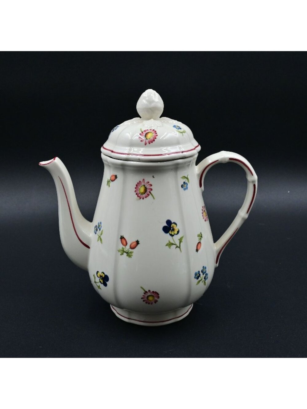 Villeroy & Boch Petite Fleur Porcelain Teapot Coffee Server with Lid